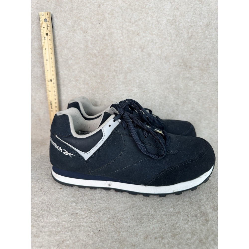 Mens Size 10.5W‎ REEBOK Work Toe Leelap Safety SHOES Blue. .